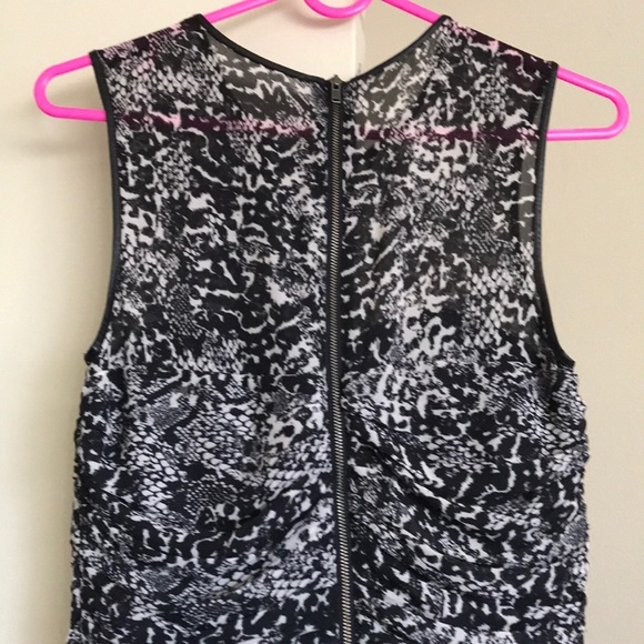 Animal Print Ruffled Cocktail Dress - Picture 6 of 7